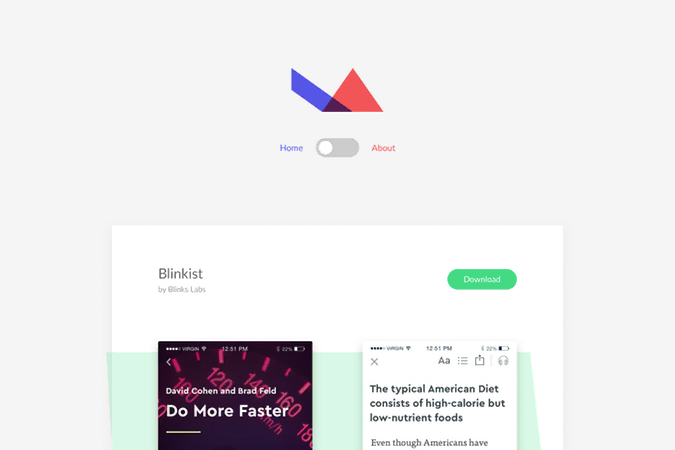 Screenshot of the website of LaudableApps